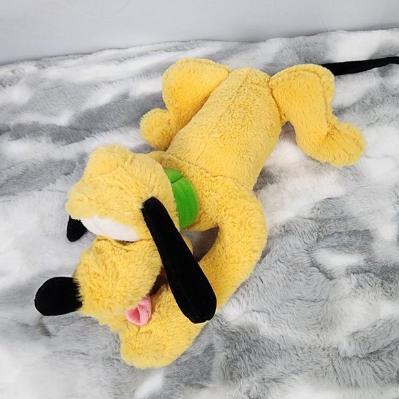 Authentic Disney Parks Pluto Dog Plush Stuffed Animal w/ Beans Beanie - 10" - Picture 2 of 9